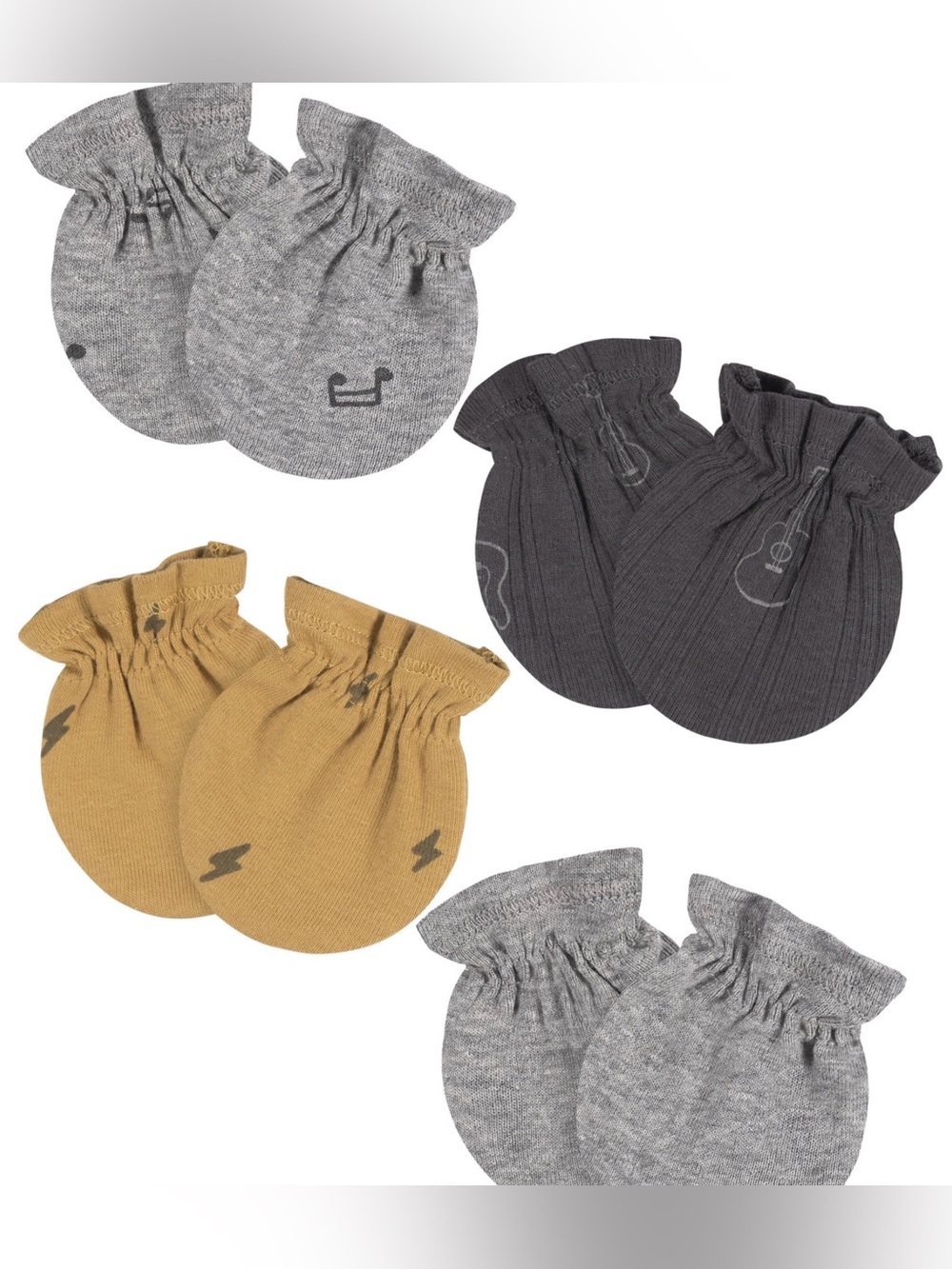 GERBER MITTENS AND ONESIE SET